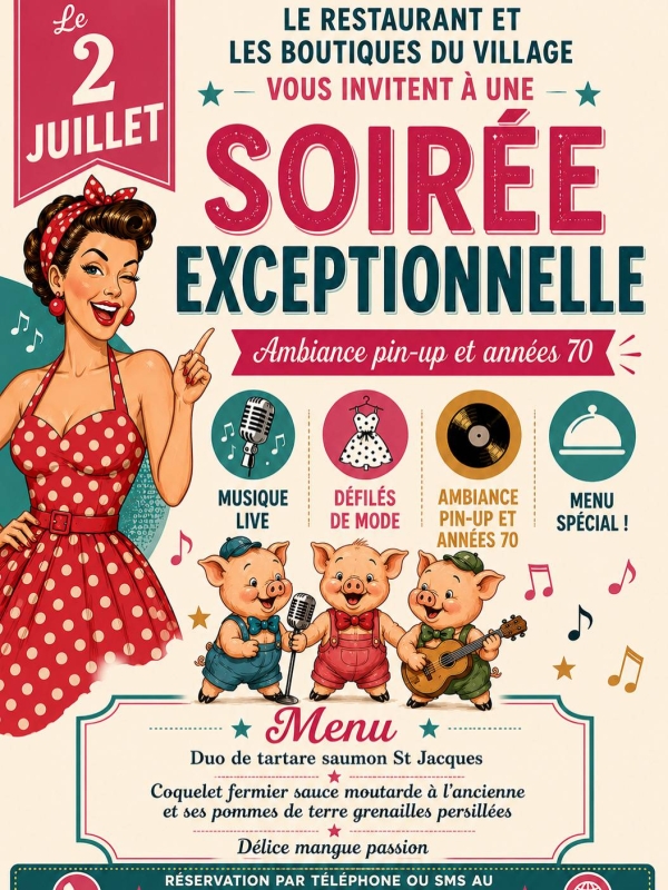 Évènements - L'Auberge Des Trois Petits Cochons - restaurant SAINT-GENEYS-PRES-SAINT-PAULIEN - Restaurant Vorey - Restaurant Saint Paulien